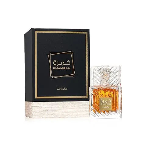Lattafa Khamrah Vanilla Warm Spicy Amber Cinnamon Eau De Parfum Long-Lasting Fragrance for Unisex 100ML Long Lasting Fragrance