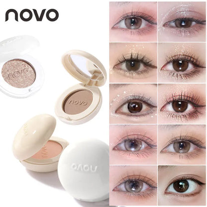 Single Glitter Eyeshadow, Lightweight Glitter And Matte Eyeshadow, Long Lasting, Smudge Proof, Shimmer Eyeliner And Blush Look