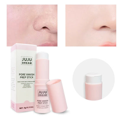 JUJU DREAM Pore Vanish Prep Stick - Pore Minimizing Primer Stick, Oil Control Face Base for Smooth Makeup