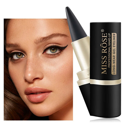 Waterproof eyeliner, long-lasting gel eyeliner for professional makeup, 2 pieces