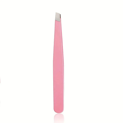 Professional 1/2/4 Piece Precision Stainless Steel Unisex Eyebrow Tweezers Set, Non-Slip Textured Handles, Fast Eyebrow Shaping,