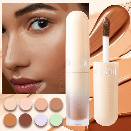 Waterproof Liquid Concealer Oil-control Lasting Cover Dark Circle Tattoo Acne Natural Full Coverage Lightweight Concealer Makeup