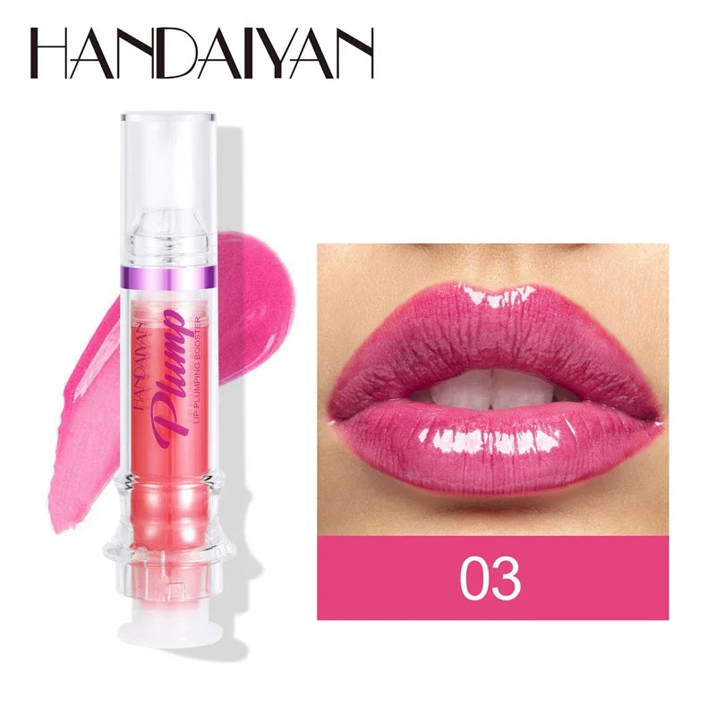 HANDAIYAN Hydrating Lip Glow Oil, Moisturizing Transparent Plumping Lip Gloss, Tinted for Lip Care and Dry Lip Hot