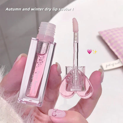 Gege Bear plant Extract Lip Balm Set Moisturizing Lip Balm Lip Gloss Set Moisturizing Colorless Moisturizing