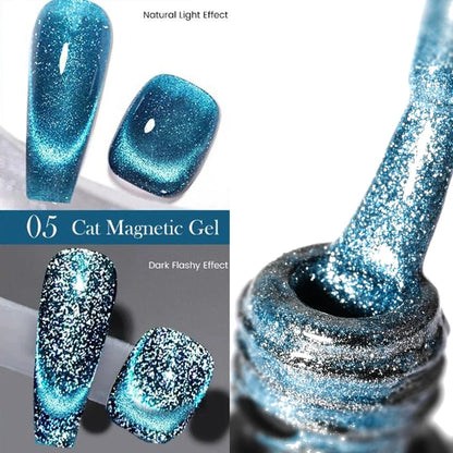 XEIJAYI Pink Cat Eye Gel Nail Polish Ceramic Magnetic Gel UV Semi-permanent Enamels Varnish Nail Supplies For Professionals Gel