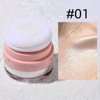 1PC Pearlescent Glitter, Fine Powder, Suitable for Hair/body/face, Highlight Powder, Blush Powder, Suitable for Music Festival