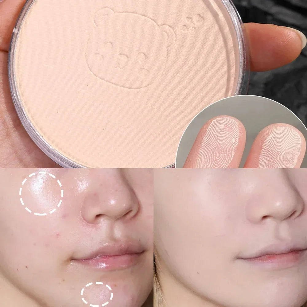 Lasting Oil Control Loose Powder 3Colors Moisturizing Waterproof Concealer Pressed Powder Breathable Brighten Face Korean Makeup