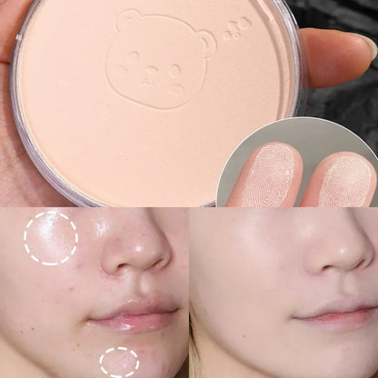 Lasting Oil Control Loose Powder 3Colors Moisturizing Waterproof Concealer Pressed Powder Breathable Brighten Face Korean Makeup