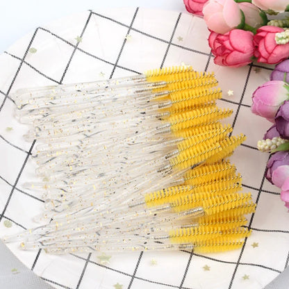 5/50 Pcs Eye Lash Brushes Eyebrow Brush False Eyelashes Extension Tools Mascara Wands Applicator Spoolers Lashes Cosmetic Tool