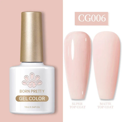 BORN PRETTY 10ml Clear Blooms Gel Polish UV LED Soak Off Nail Art Polish for Spreading Effect Marble Nail Polish Gel Painting