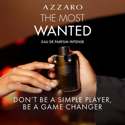 Azzaro The Most Wanted Eau de Parfum Intense - Woody & Seductive Mens Cologne - Fougère
