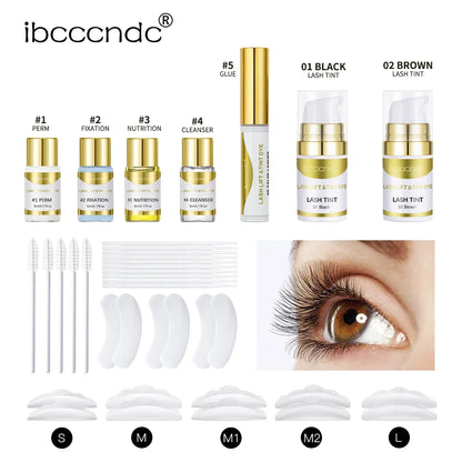 Semi-permanent Brow and Lash Lift and Tint Kit