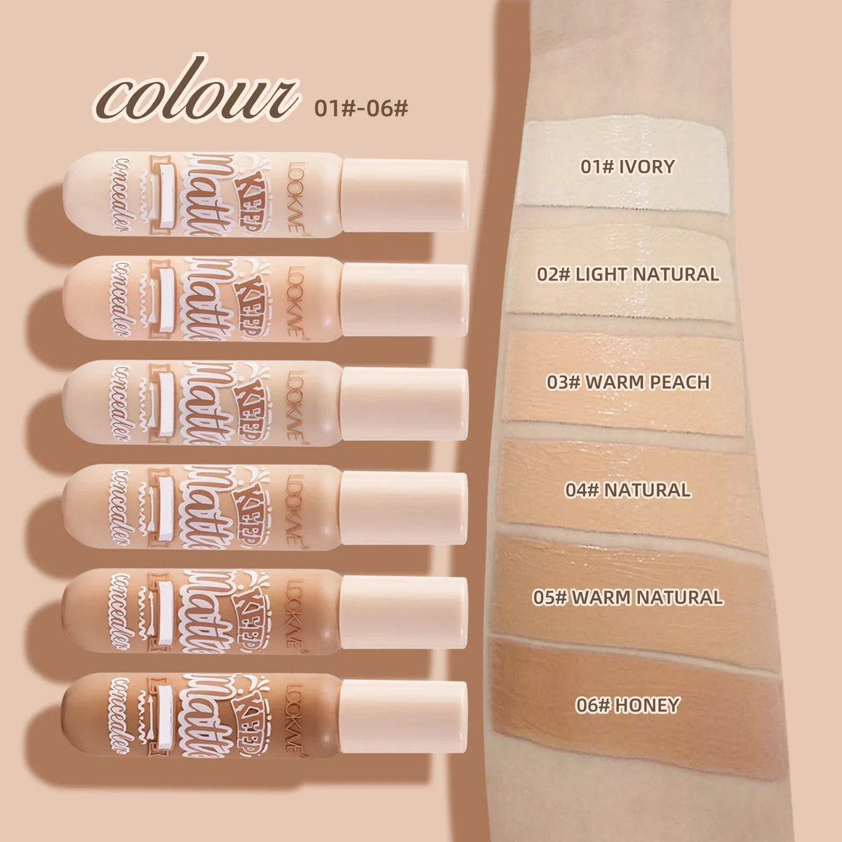 Full Coverage Liquid Concealer - Moisturizing Matte Finish 8g