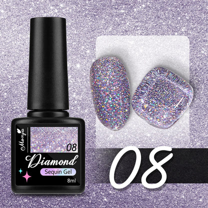 XEIJAYI Pink Cat Eye Gel Nail Polish Ceramic Magnetic Gel UV Semi-permanent Enamels Varnish Nail Supplies For Professionals Gel