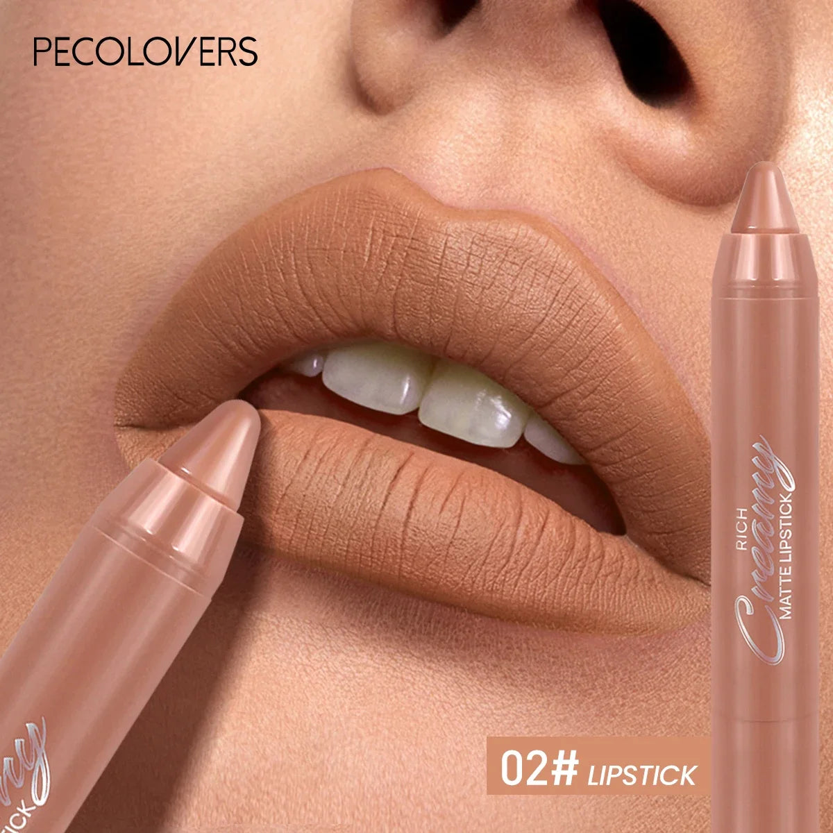 Multiple Colors Matte Lip Liner, Use As Lip Liner and Lipstick, Easy To Accurately Apply, Waterproof Long-lasting Non-stick