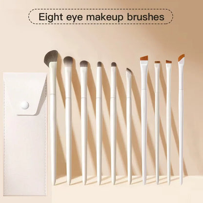 Eye Makeup Brush Set for Beginners Professional Makeup Brush, Under-Eye Detail Cosmetic Brushes Kit Eyebrow Crease Shader