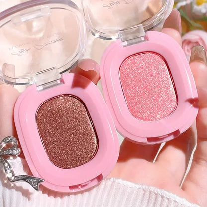 Monochrome Matte Blush Powder,Natural Nude Cheek Rouge,Brightening Long-Lasting Waterproof,Easy Apply,Safe Xmas Halloween Makeup