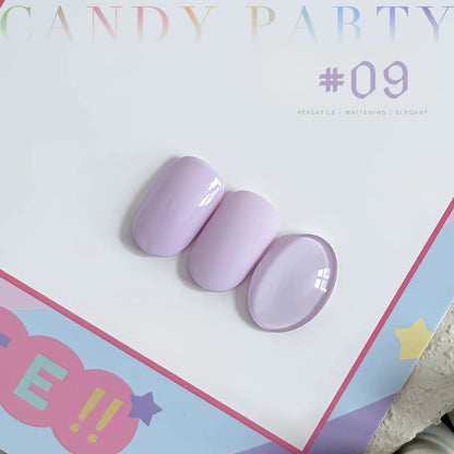 MIANEL 12ML 1-6PCS 2026 New Release Jelly Dopamine Candy Gel Nail Polish - Multi-Color Nude Sheer Finish Bestseller
