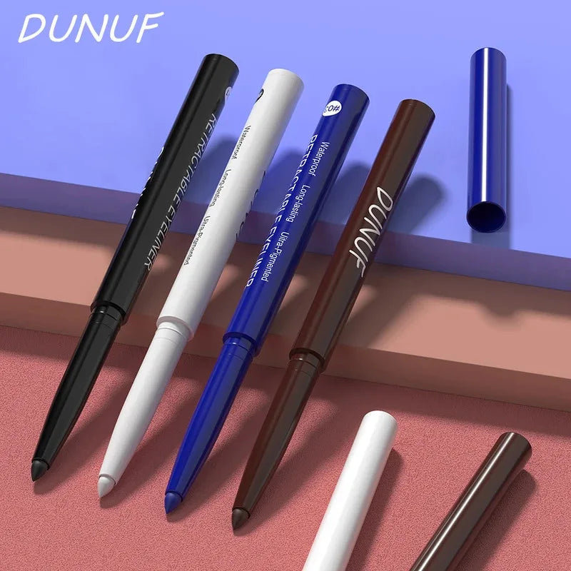 4 Pcs/set Retractable Eyeliner Durable Waterproof Eyeliner Pencil Non-smudging Soft Easy to Operate Sweat