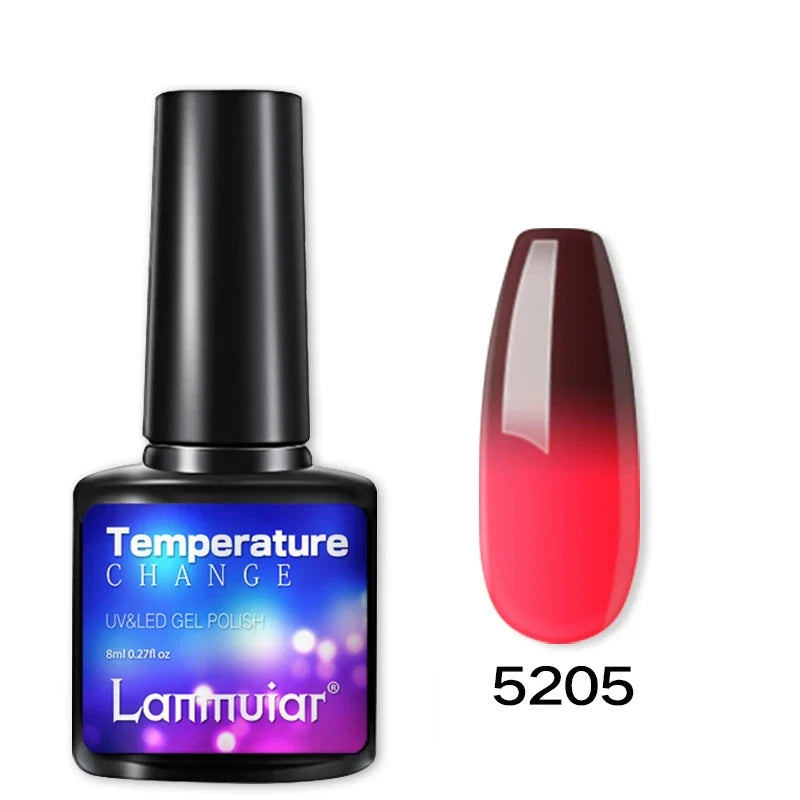 Temperature Color Changing Thermal Nail Polish Fast Drying Water-based Gradient Nail Varnish Manicure Supplies Nail Art