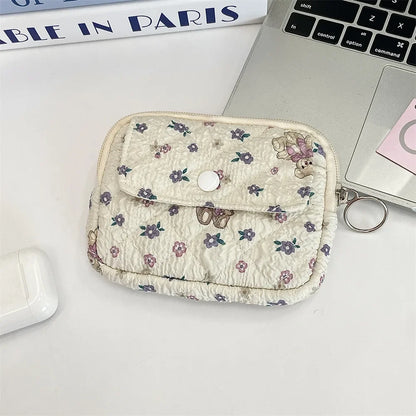 Cute Cartoon Small Travel Cosmetic Lipstick Earphone Card Portable Storage Bag Purse Women Gift Pouch In Make up Bags Organizer