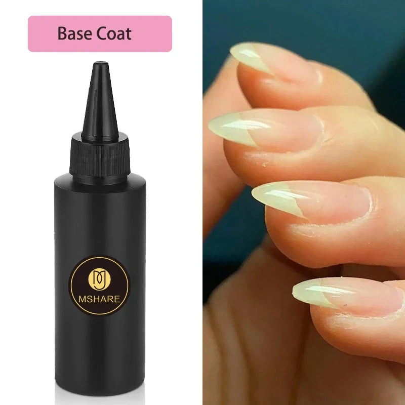 MSHARE 100ML Nail Gel Polish Soak Off UV LED Nails Vernis Semi Permanent Varnish Polish White Red Nail Gel Art