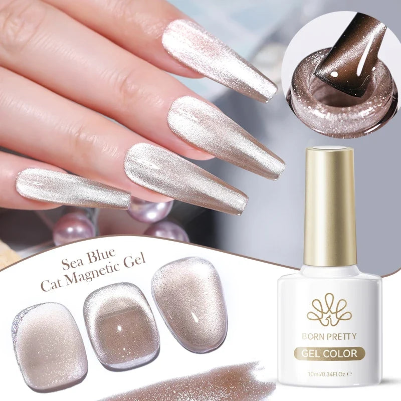 BORN PRETTY 117 Colors Cat Magnetic Gel Nail Polish 10ml Full Coverage Varnish Semi Permanent Super Gorgeous Nails Manicure