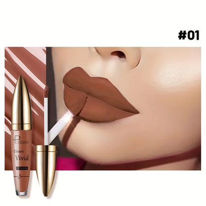 High Pigmented Matte Lip Glaze - Long-Lasting, Smudge Proof, Liquid Lipstick Makeup Valentine's Day Gifts, Women's Day Gift
