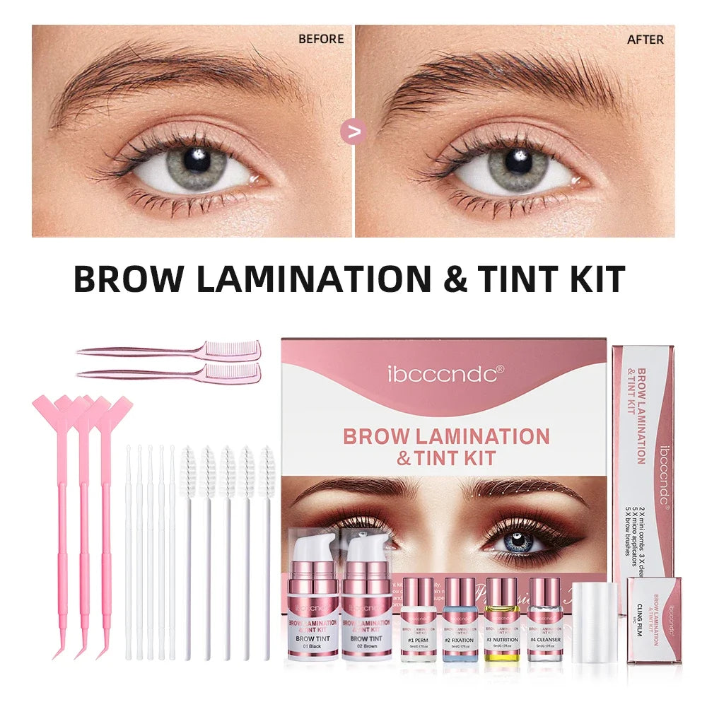 Semi-permanent Brow and Lash Lift and Tint Kit