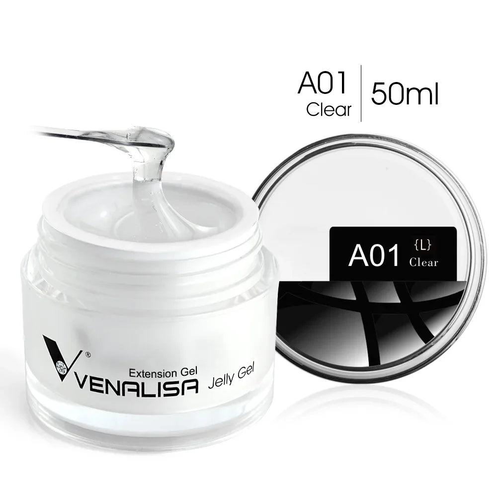 50ml VENALISA Builder UV Contruction Gel Jelly Gel Nude Skin Collection Nail Form Keep Nail C Arc Soak Off UV LED Camouflage Gel