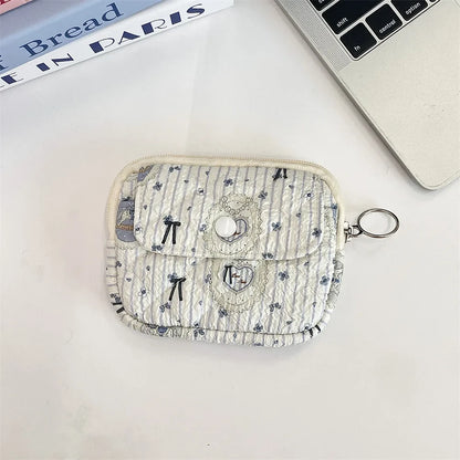 Cute Cartoon Small Travel Cosmetic Lipstick Earphone Card Portable Storage Bag Purse Women Gift Pouch In Make up Bags Organizer