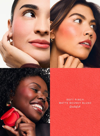 Rare Beauty Soft Pinch Matte Bouncy Cushiony Cream-to-powder Blush Airy And Lightweight Soft Pinch Liquid Blush Natural Flush