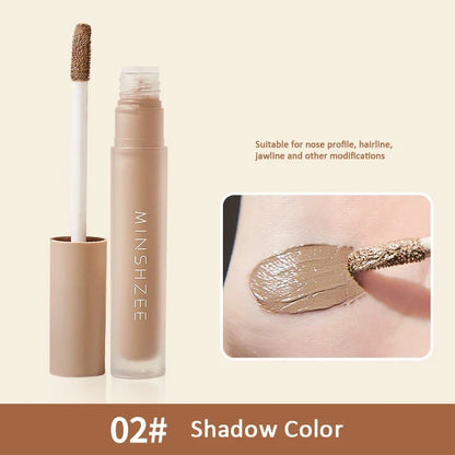 Contouring Liquid Cement Grey Stick Nose Shadow Three-dimensional Liquid Highlighter Shadow Bronzers Face Makeup Repair