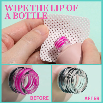 YIKOOLIN 200 Pieces Lint-Free Nail Wipes Professional Eyelash Extension Glue Wipes Nail Polish Removal Wipes for Salon Use