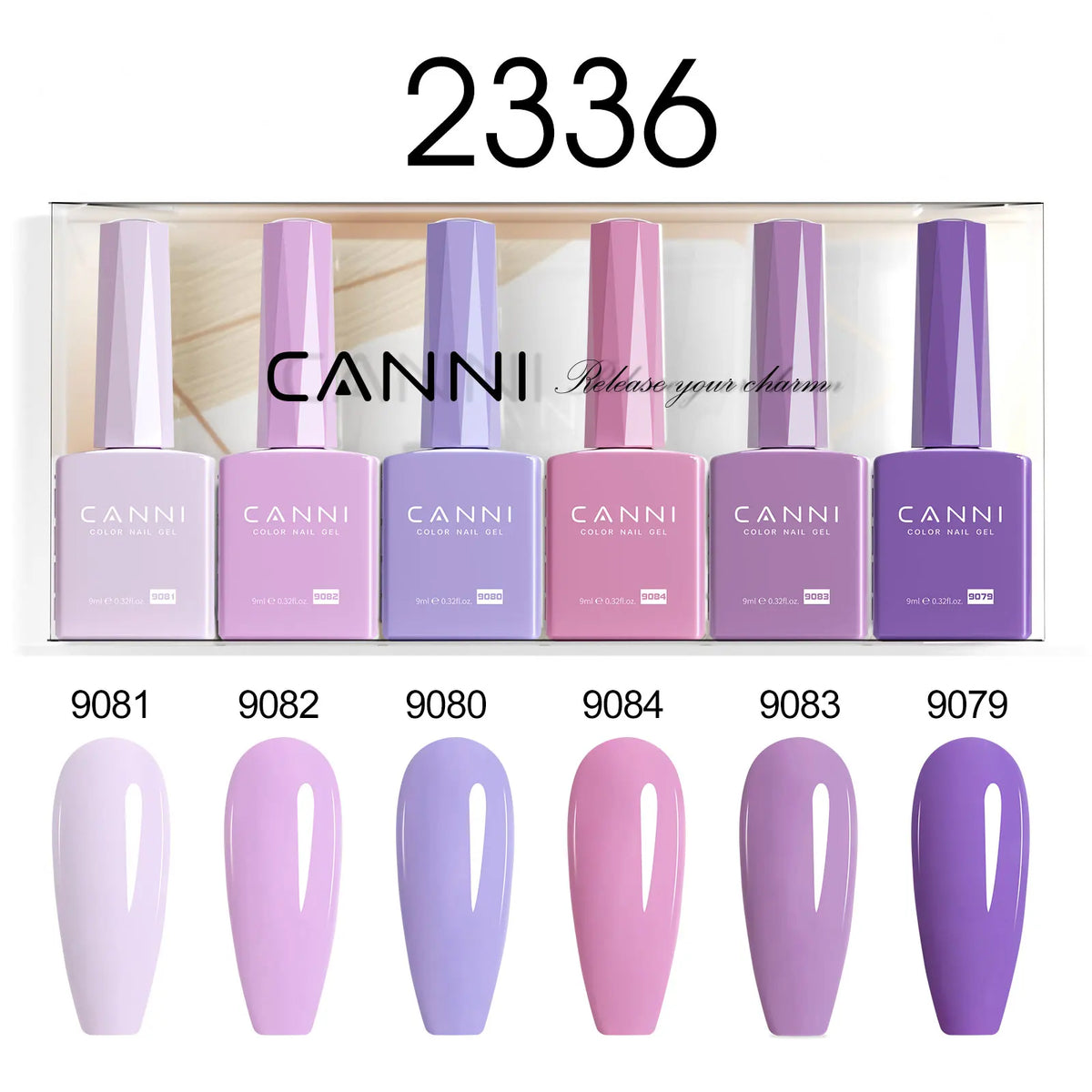 6pcs*9ml CANNI Nail Gel Polish Kit HEMA FREE Jade Jelly Nude Jelly Pink VIP Kit Christmas Gift French Nail Design Natural Color