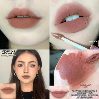 Kaleidos Velvet Matte Lip Stick Lip Cream Matte Finish Nude Colours Lip Tint Waterproof Lipgloss Long Lasting Vegan Makeup