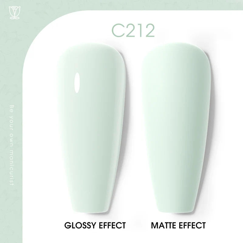 ROSALIND 7ml/15ml Summer Green Gel Nail Polish Semi Permanent Nail Art Manicure Soak Off Top Base Matt Hybrid Varnishes UV Gel