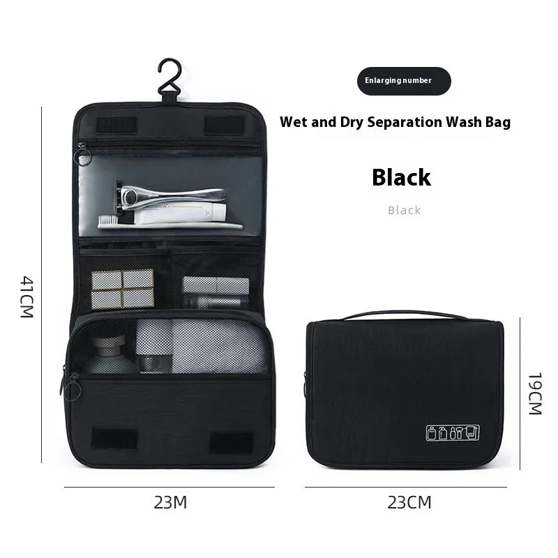 Foldable Toiletry Bag Organizer Hanging Storage Bathroom Makeup Case Cosmetic Bag Travel For Travel Business