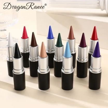 12 Colors Waterproof Eyeliner Cream Lasting Easy To Wear Eye Liner Gel Black Blue Matte Quick Dry Eyeliner Pen Makeup Cosmetics