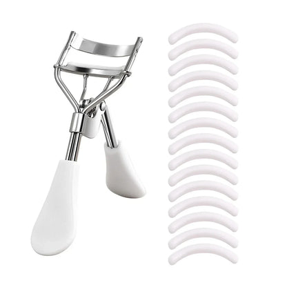 with 15 Silicone Pads and Stainless Steel Eyelash Curler Portable Eyelash Curler, Used for Eyelash Extension and Curling Tools