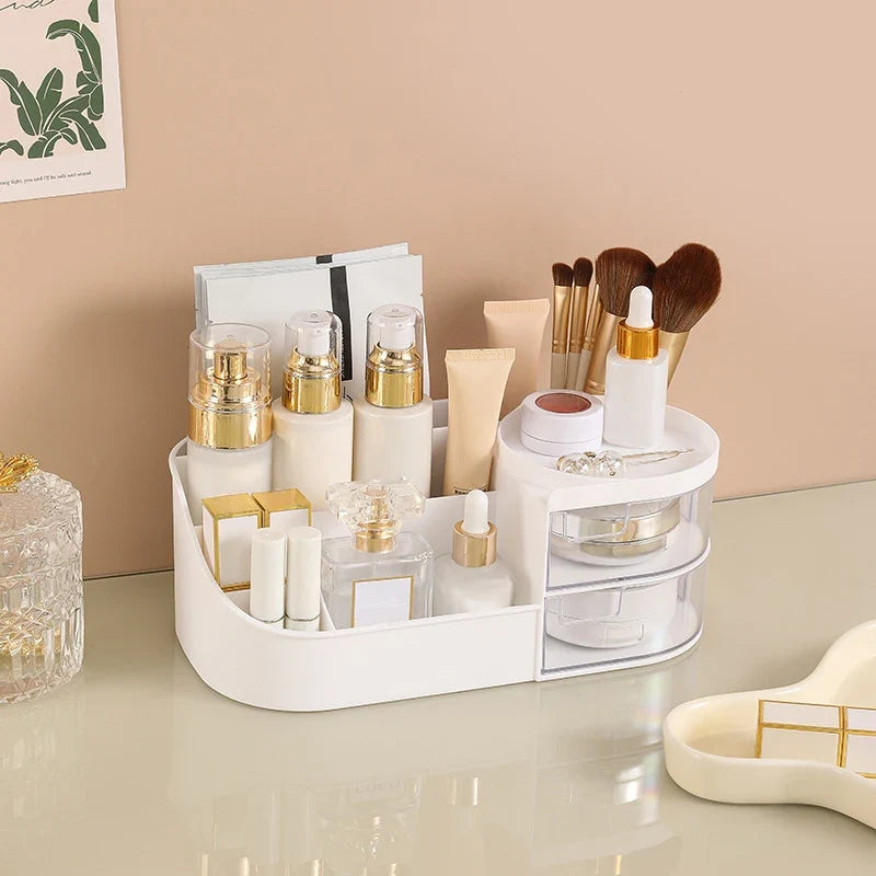 Table Makeup Storage Box Cosmetic Storage Organizer Jewelry Nail Polish Dormitory Makeup Container Desktop Sundries Storage Box