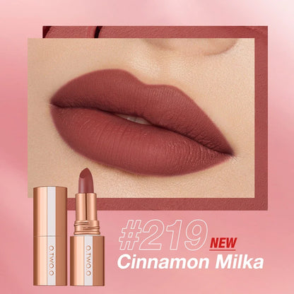 O.TWO.O Matte Lipstick Lip Tint 14 Colors Waterproof Long Lasting Non-transfer Smooth Highly Pigmented Velvet Lip Sticks Makeup