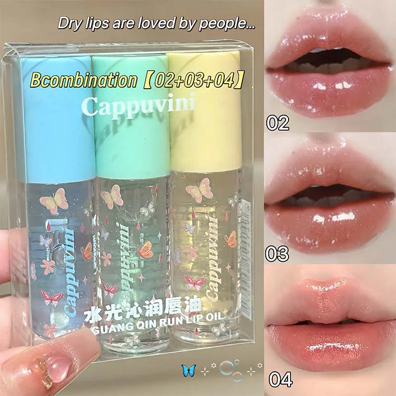 Moisturizing Shimmer Lip Gloss - Hydrating Jelly Mirror Glaze