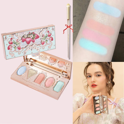 Flower Knows Chocolate Wonder-Shop 8-Color Eyeshadow Palette
