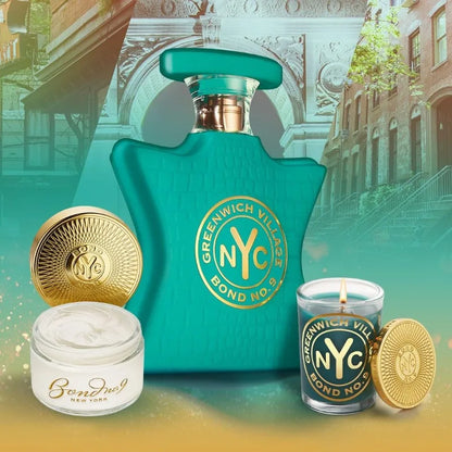 Bond No. 9 New York Greenwich Village Unisex Eau De Parfum 100ML Long Lasting Fragrance Natural Perfume Cologne Persistence