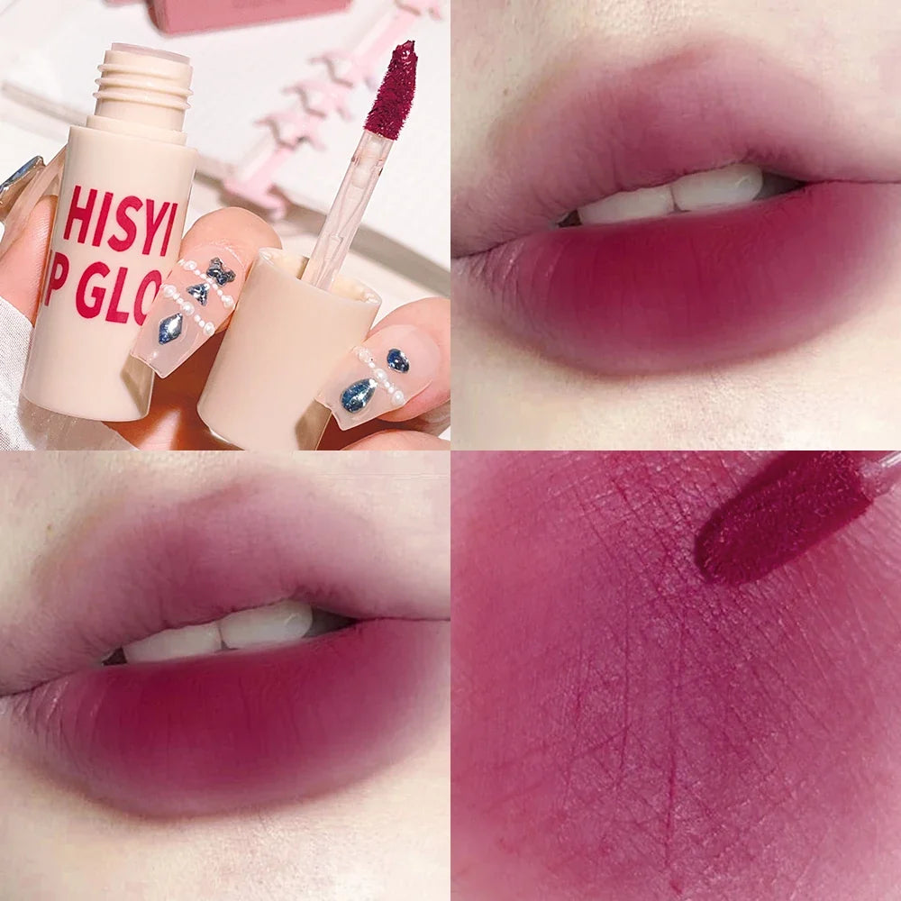 Mousse velvet lip clay matte whitening lip gloss student affordable and non-fading lip glaze