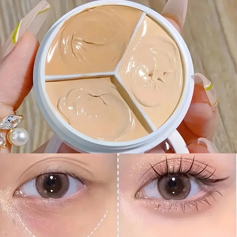 Sweet Mint 3-Color Concealer Palette - Waterproof Cream