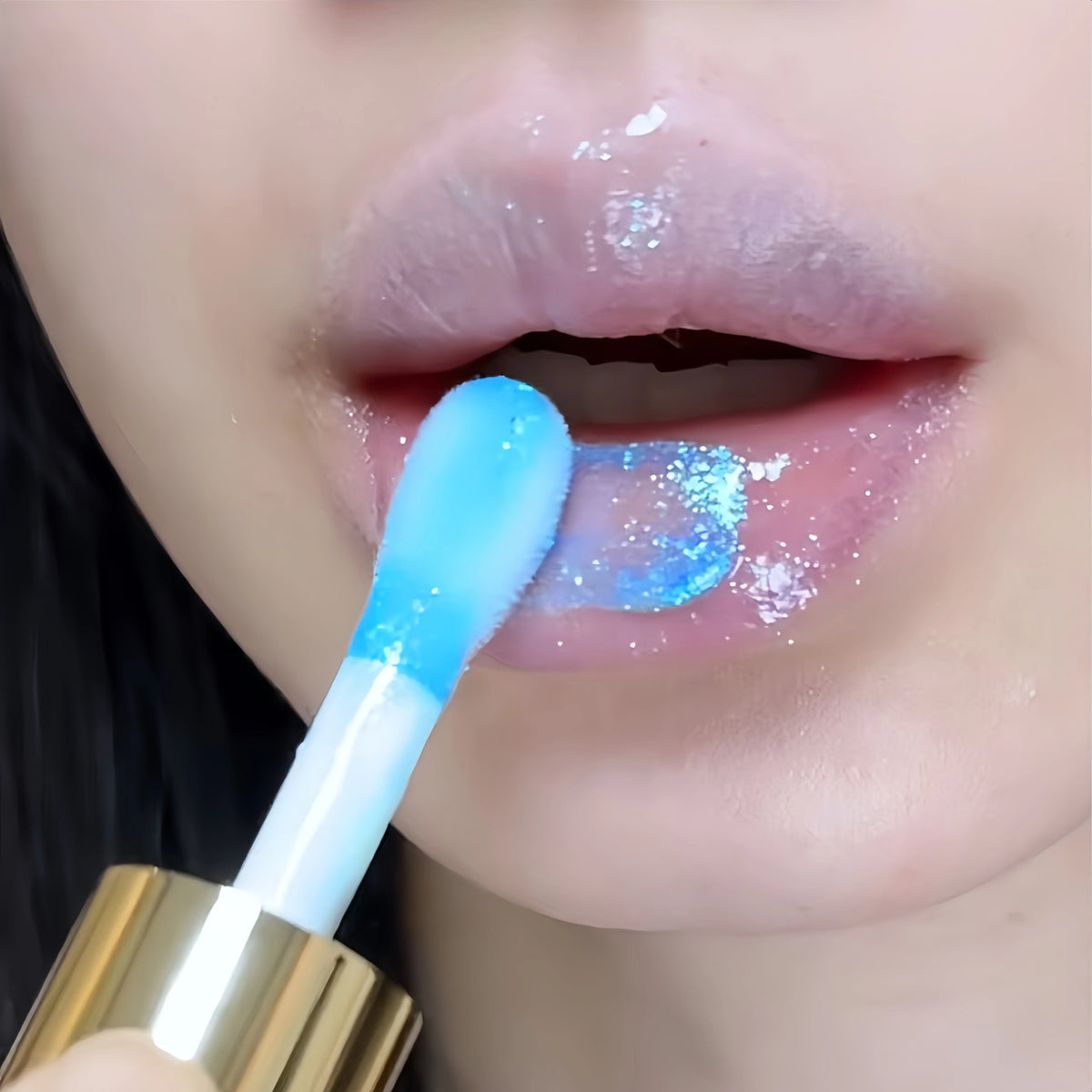 Herorange Starlight Radiant Lip Gloss Pearlescent Fine Shimmer Long-Lasting Moisturizing Non-Fading Non-Sticky Clear Watery Lip Glaze