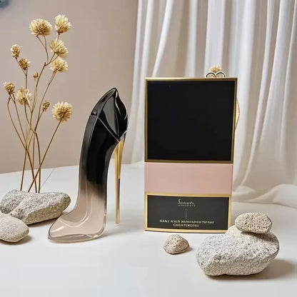 New 80ml Women's Luxury Floral Elegant High Heel Bottle Design Lasting Fragrance Sexy Spray Fashion Deodorant Perfume Gift