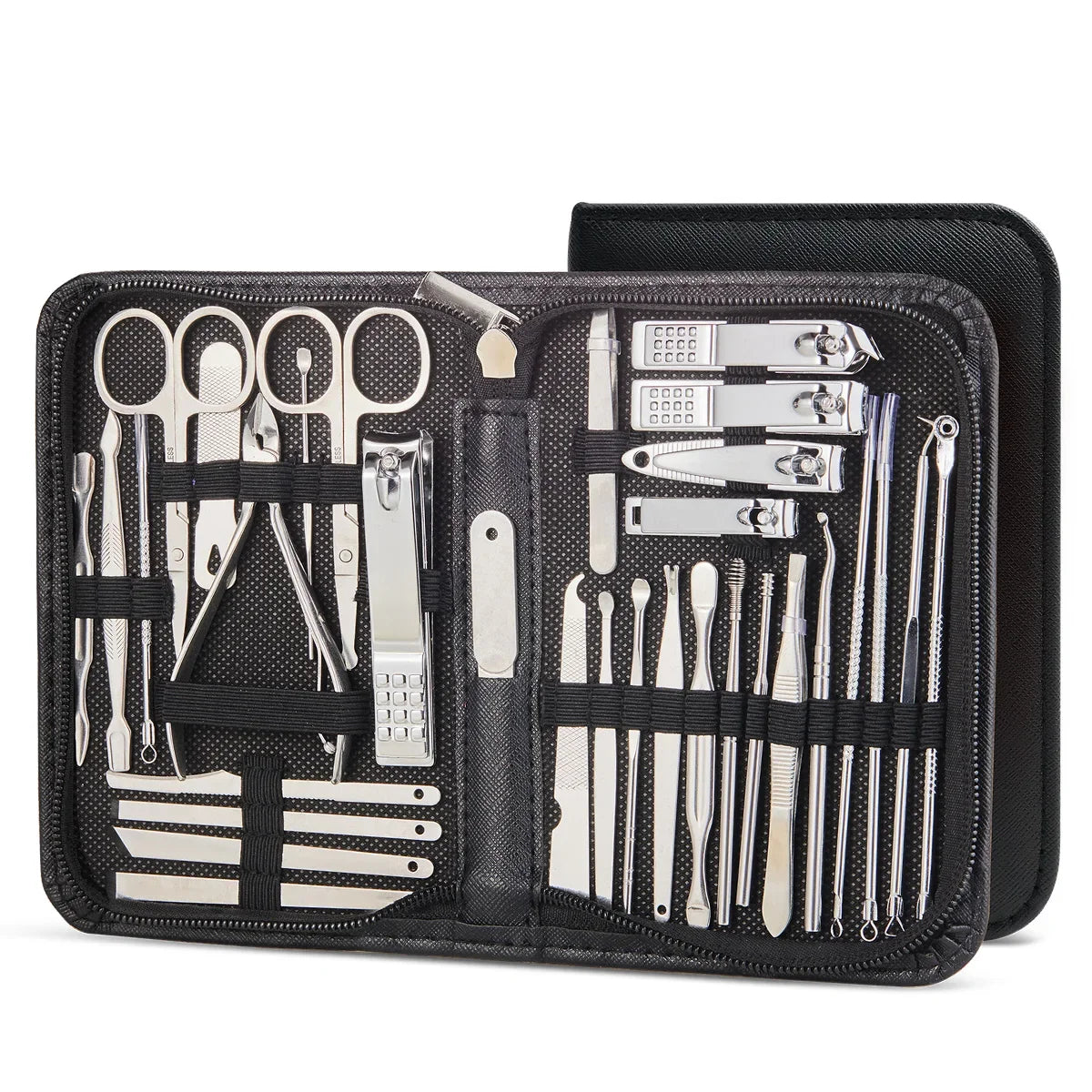 8/32pcs Manicure Set Professional Pedicure Kit Nail Scissors Grooming Kit Stainless Steel Manicure Cutters Nail Beauty Tools